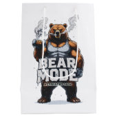Bear Mode Activated 2026 Mittlere Geschenktüte (Rückseite)