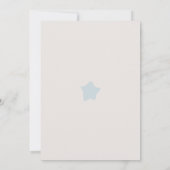 Bear Modern Boho Babydusche Einladung (Rückseite)