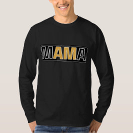 bear-mom Minimal Mama Typography Design T-Shirt