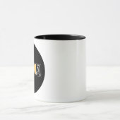 bear-mom Minimal Mama Typography Design Tasse (Zentrum)