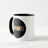 bear-mom Minimal Mama Typography Design Tasse (Vorderseite Links)