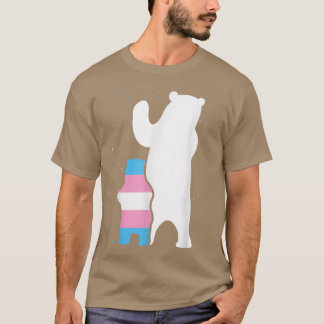 Bear Mom Transgender Pride Cub LGBT Trans Pride Su T-Shirt