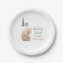 Bear Mother and Bear Baby Niedlich Baby Dusche