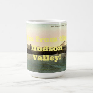 Bear Mountain Bridge, Hudson River NY Vintage 1927 Kaffeetasse