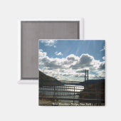 Bear Mountain Bridge, New York Magnet (Vorderseite/Rückseite)