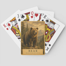 Bear Mountain Forests VINTAGE Spielkarten