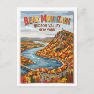 Bear Mountain Highland Falls New York Postkarte
