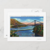 Bear Mountain Hudson River Bridge Postkarte (Vorne/Hinten)