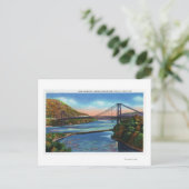 Bear Mountain Hudson River Bridge Postkarte (Stehend Vorderseite)