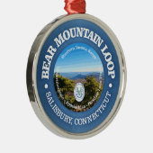 Bear Mountain Loop (rd) Ornament Aus Metall (Rechts)