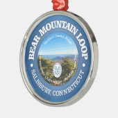 Bear Mountain Loop (rd) Ornament Aus Metall (Links)
