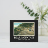 Bear Mountain NY Hudson River Vintag Inspiriert Postkarte (Stehend Vorderseite)