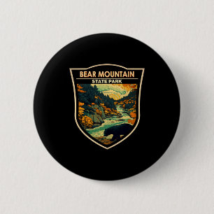 Bear Mountain State Park New York Reise Vintage  Button