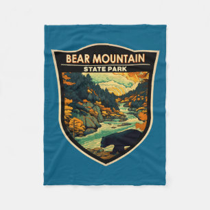 Bear Mountain State Park New York Reise Vintage Fleecedecke