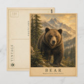 Bear Mountain Wälder VINTAGE Postkarte (Vorne/Hinten)