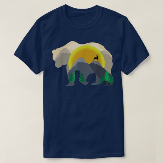Bear Mountains Hiking Deer Mountaineer Tank Top 27 (Design vorne)