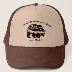 Bear Mountains Wilderness Camping Wandern Abenteue Truckerkappe