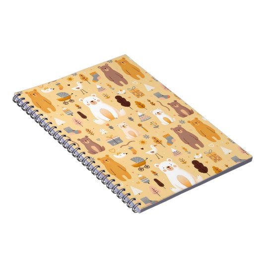 Bear-Muster Notizblock (Rechte Seite)