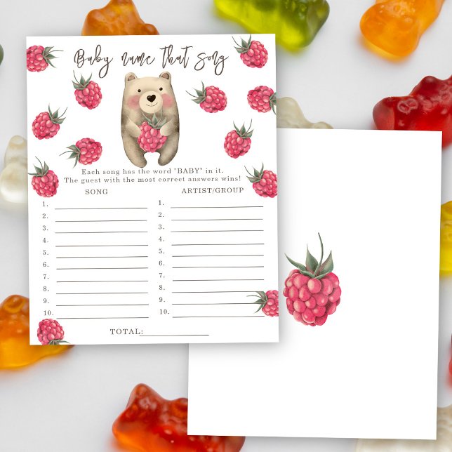 Bear - Name dieses Lied Baby Dusche Spiel (Von Creator hochgeladen)