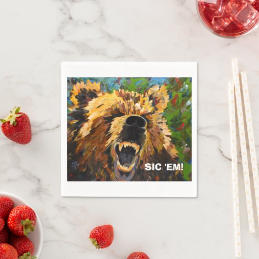 BEAR NAPKINS SERVIETTE (Beispiel)
