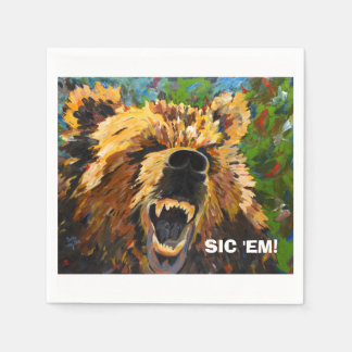 BEAR NAPKINS SERVIETTE