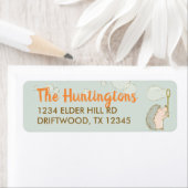 Bear-niedliche Rücksendeadresse (Insitu)