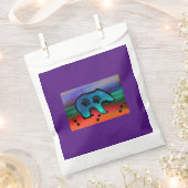 Bear Northern Lights Spirit Bear Geschenktütchen (Ausgeschnitten)