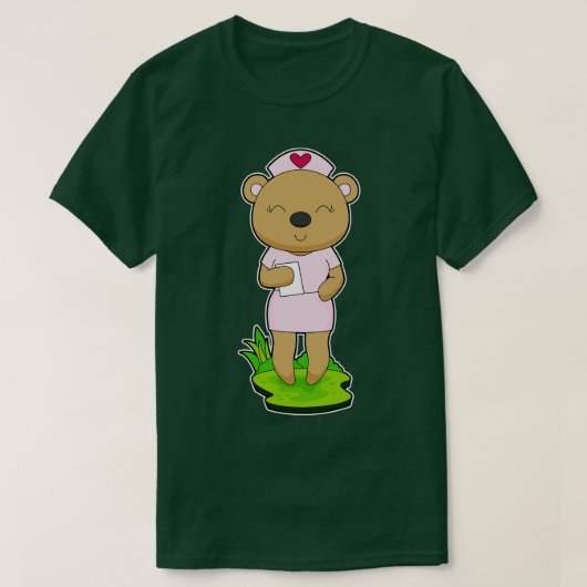Bear Nurse Note T-Shirt (Design vorne)
