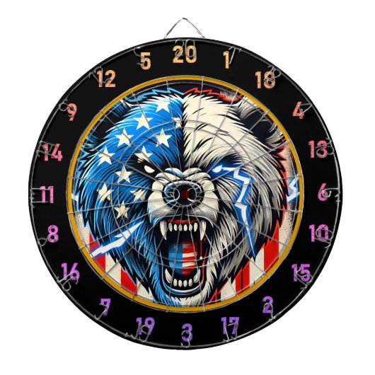 Bear of Freedom with Electric Dartscheibe (vorne)