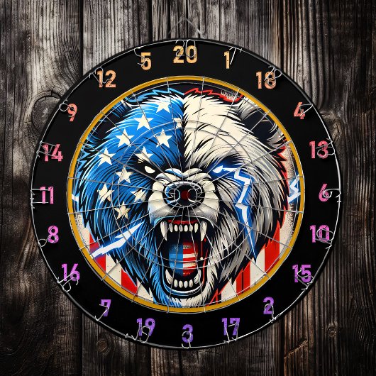 Bear of Freedom with Electric Dartscheibe