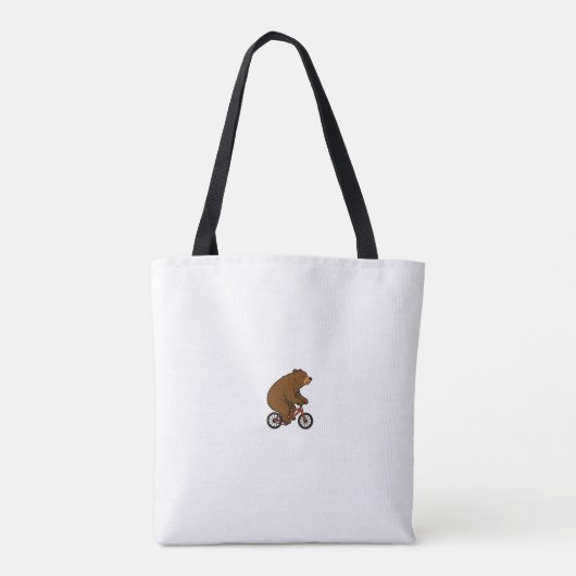 Bear on a Bike – Wild Ride Vibes Tasche (Rückseite)