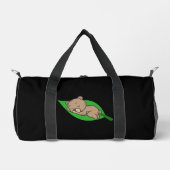 Bear on a Leaf Small Duffle Bag (Vorderseite)