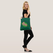 Bear on a Leaf Tote Tasche (Am Model)