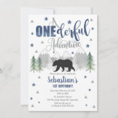 Bear onderful Adventure Birthday Einladung 1. (Vorderseite)