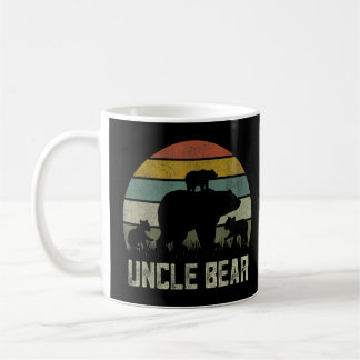 Bear Onkel Three Cub Kinder Vater Day Onkel Kaffeetasse