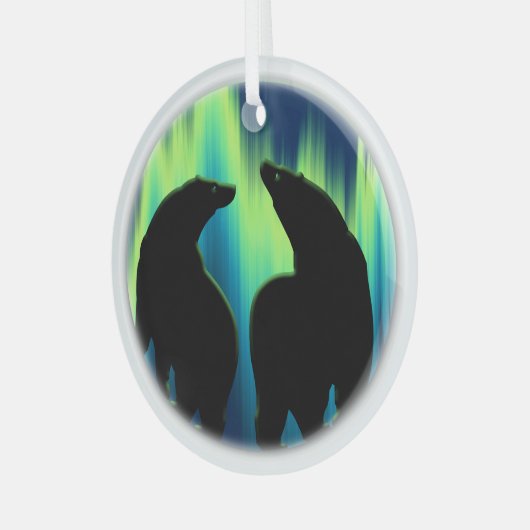 Bear Ornament Personalisiert Aurora Bären Dekorati (Vorderseite links)