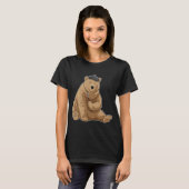 Bear Painter Pinsel T-Shirt (Vorne ganz)