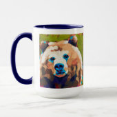 Bear Painting - Gift for Animal Lovers Tasse (Links)