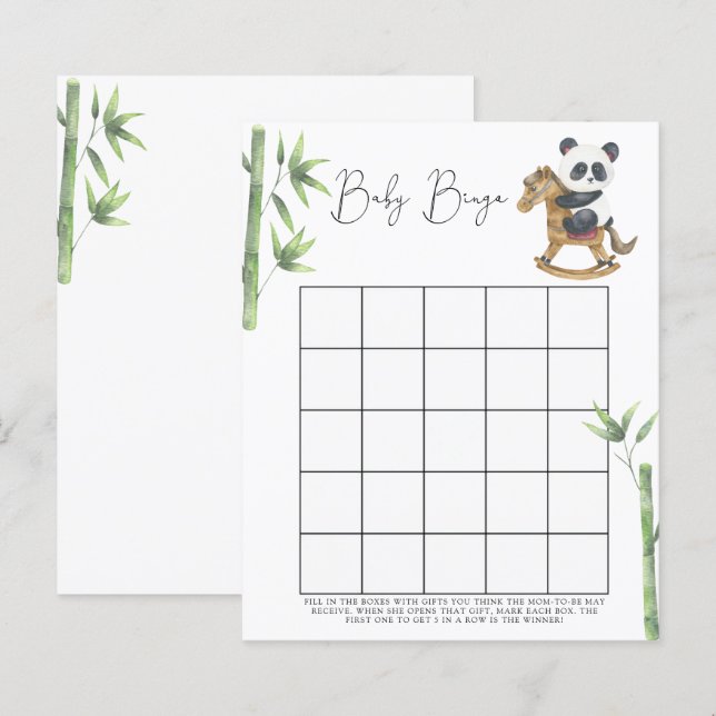 Bear Panda Baby Duschbingspiel (Vorne/Hinten)