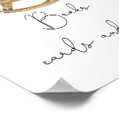 Bear Panda bucht Karten und Geschenke Poster (Ecke)