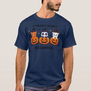 Bear Panda und Polar Bear Halloween T-Shirt