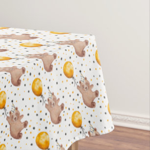 Bear Party Animal Birthday Tablecloth - Teddy Bear Tischdecke