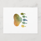 Bear Paw Postkarte (Vorderseite)