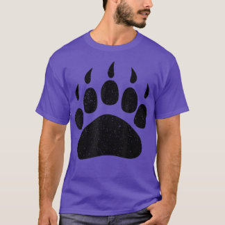 Bear Paw Print Track Shirt Panda Polar Grizzly Bl