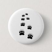 Bear Paw Prints Button (Vorderseite)