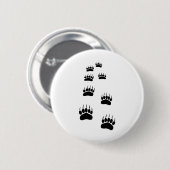 Bear Paw Prints Button (Vorne & Hinten)