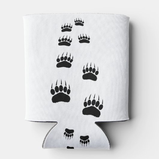 Bear Paw Prints Dosenkühler (Rückseite)