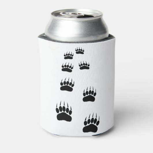 Bear Paw Prints Dosenkühler (Kanne Rückseite)