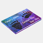 Bear Paws Blue - Gästebuch (Ecke)