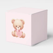 Bear Pink Baby Dusche Fevor Boxen Geschenkschachtel (Vorderseite)
